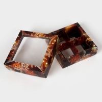 Новый год. Коробка под 4 конфеты "Новогодняя звезда", 12,6 х 12,6 х 3,8 , кондитерская упаковка Новый год. Коробка под 4 конфеты "Новогодняя звезда", 12,6 х 12,6 х 3,8 , кондитерская упаковка