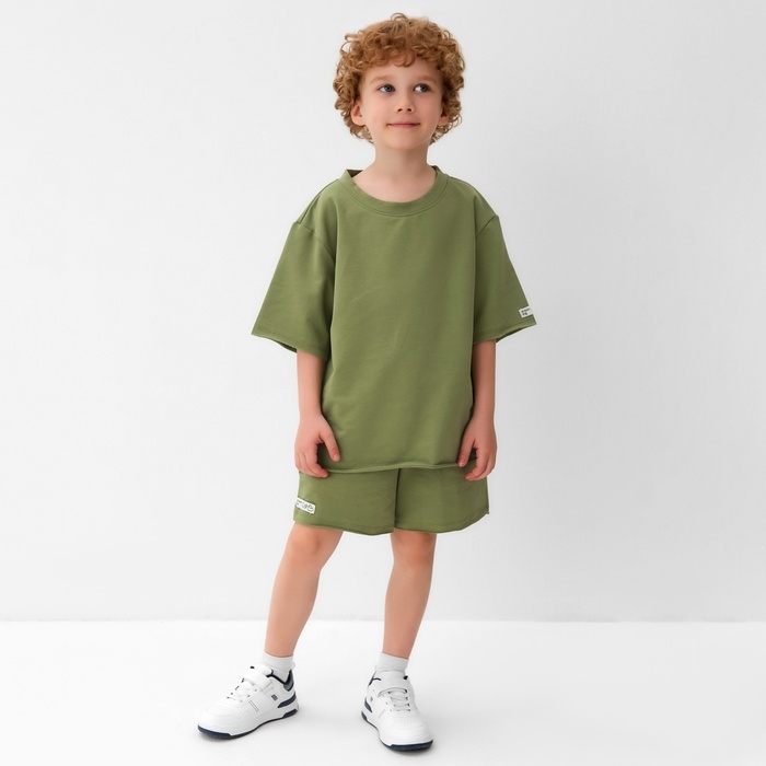 Футболка детская KAFTAN, р. 30 (98 - 104 см), хаки