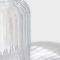 Банка стеклянная для хранения сыпучих продуктов Доляна &laquo;Зайка в золотом&raquo;, 950 мл, с керамической крышкой