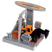 Парковка &laquo;Стройплощадка&raquo;, с 3 металлическими машинами