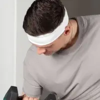 Охлаждающая повязка на голову Cool Head, белая