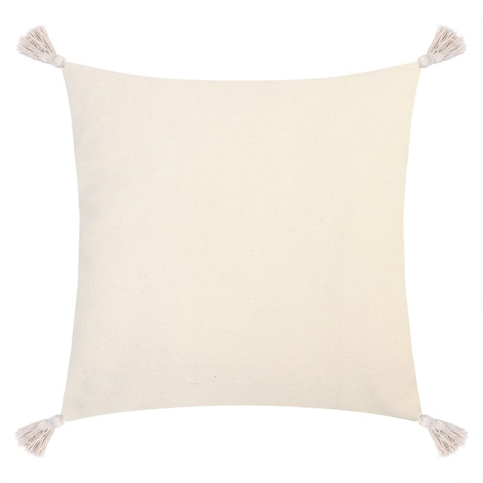 Наволочка декоративная &laquo;Этель&raquo; Бохо, 45х45 см, цвет молочный, 100% хлопок