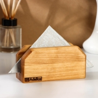 Салфетница деревянная Adelica «ЛЮКС», 14×7×6 см, пропитано маслом, берёза Салфетница деревянная Adelica «ЛЮКС», 14×7×6 см, пропитано маслом, берёза