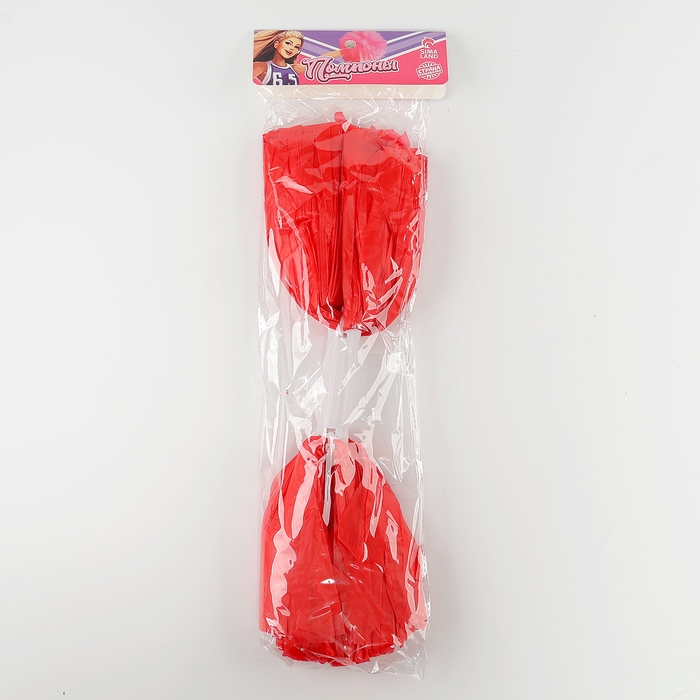 Помпон 1шт, цвет красный Помпон 1шт, цвет красный