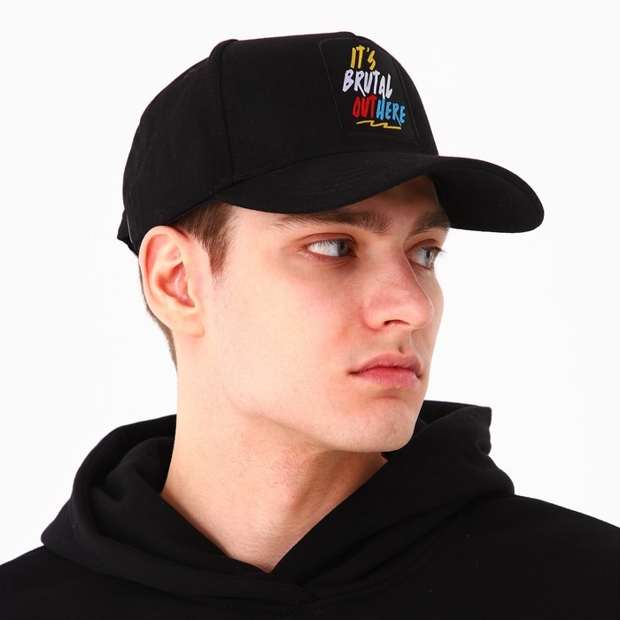 Кепка женская Brutal, цвет чёрный, р-р 56 Кепка женская Brutal, цвет чёрный, р-р 56