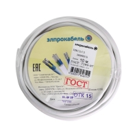 Провод гибкий круглый ПромЭл ПВС, 2х1.5, 10 м, ГОСТ