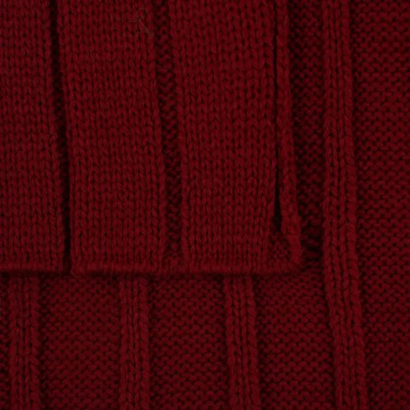 Плед Tressa, темно-красный