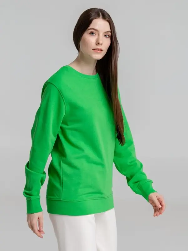 Свитшот унисекс BNC Inspire (Organic), зеленый, размер S