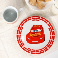 Набор посуды, 3 предмета: тарелка Ø 16,5 см, миска Ø 14 см, кружка 200 мл, Тачки Набор посуды, 3 предмета: тарелка Ø 16,5 см, миска Ø 14 см, кружка 200 мл, Тачки