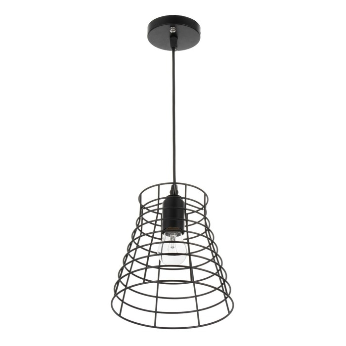 Светильник BayerLux Светильник BayerLux "Крона" Е27 40Вт черный 20х20х18-118см