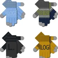 Сенсорные перчатки на заказ Guanti Tok, акрил, размер S/M