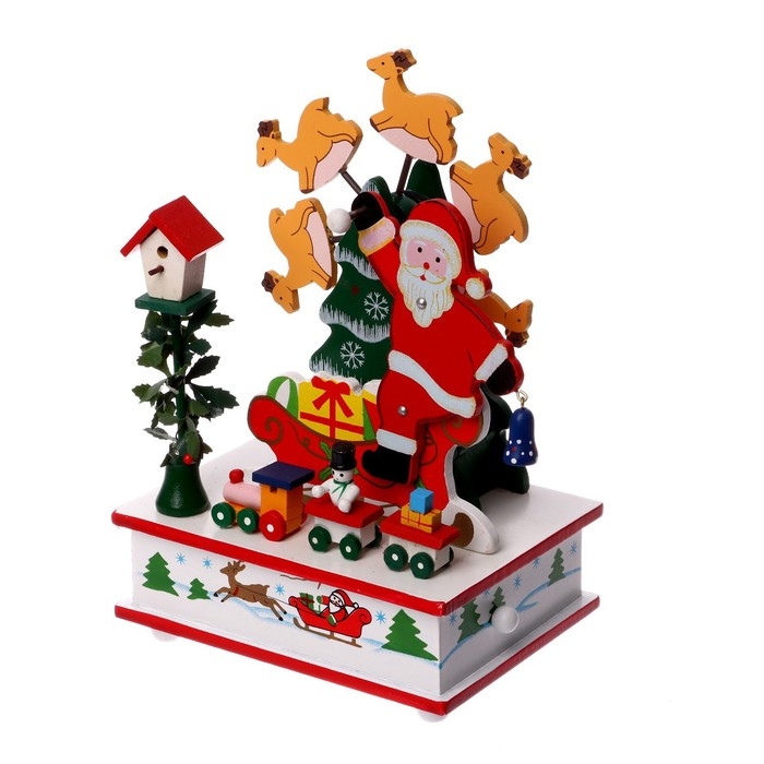 Новогодний сувенир &laquo;Карусель&raquo; 14 &times; 10 &times; 21 см