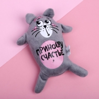 Магнит &laquo;Приношу счастье&raquo;, котэ, 15 см