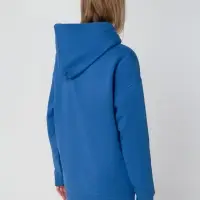 Худи оверсайз унисекс Tolla, синее (джинс), размер XS/S