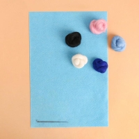 Валяние из шерсти. Картина &laquo;Хаски&raquo;, А4, набор для творчества