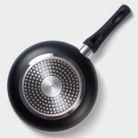 Сковорода Доляна Basic, d=22 см, пластиковая ручка, антипригарное покрытие, индукция, цвет чёрный Сковорода Доляна Basic, d=22 см, пластиковая ручка, антипригарное покрытие, индукция, цвет чёрный