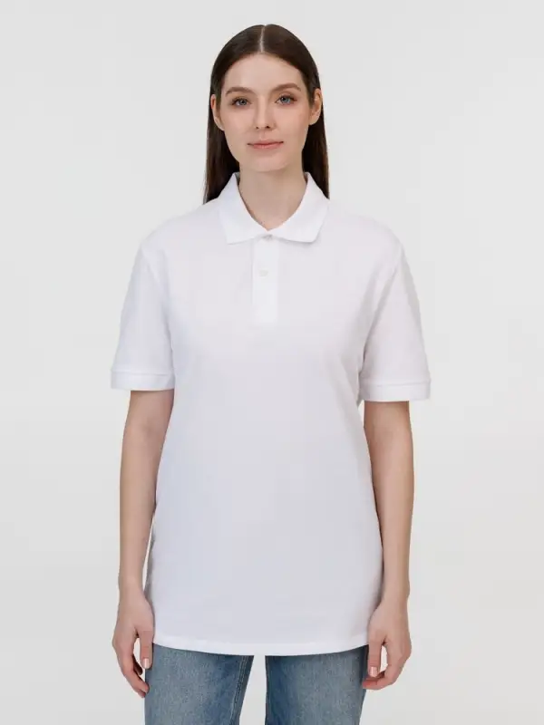 Рубашка поло унисекс Pacific, белая, размер XL