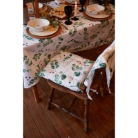 Сидушка на стул "Доляна" Eucalyptus 42х42х7 см, 100% хлопок, 164 г/м2 Сидушка на стул "Доляна" Eucalyptus 42х42х7 см, 100% хлопок, 164 г/м2