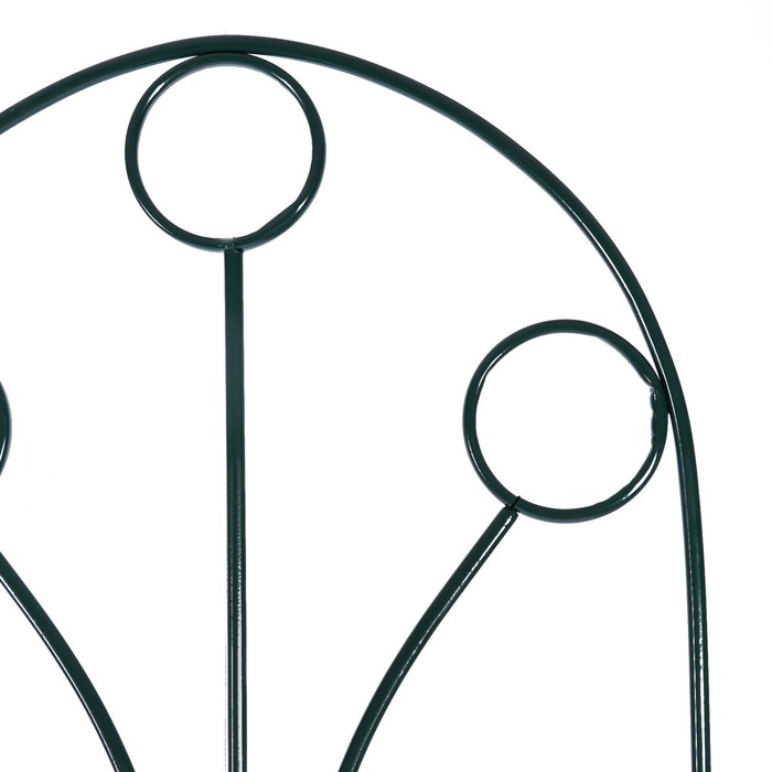 Шпалера, 194 &times; 47 &times; 1 см, металл, зелёная, &laquo;Калинка&raquo;