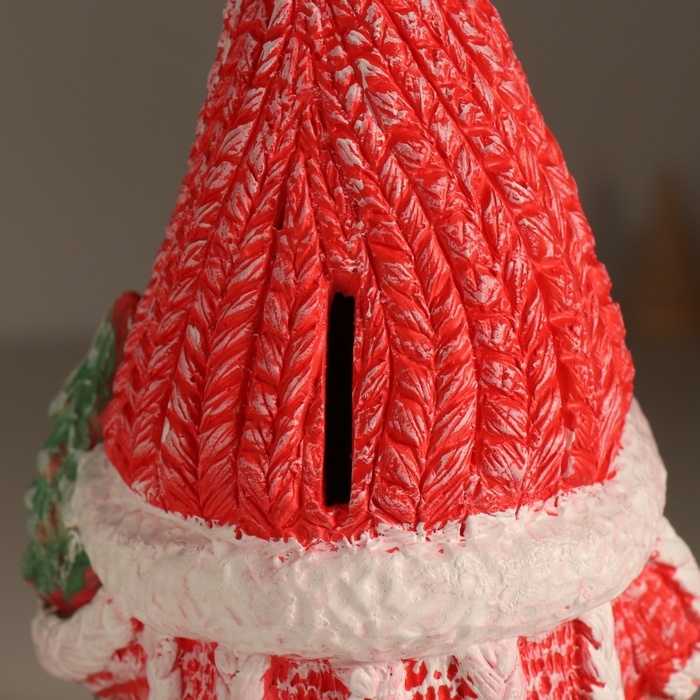 Копилка "Новогодний гном"  19 х11 х 10,5 см.