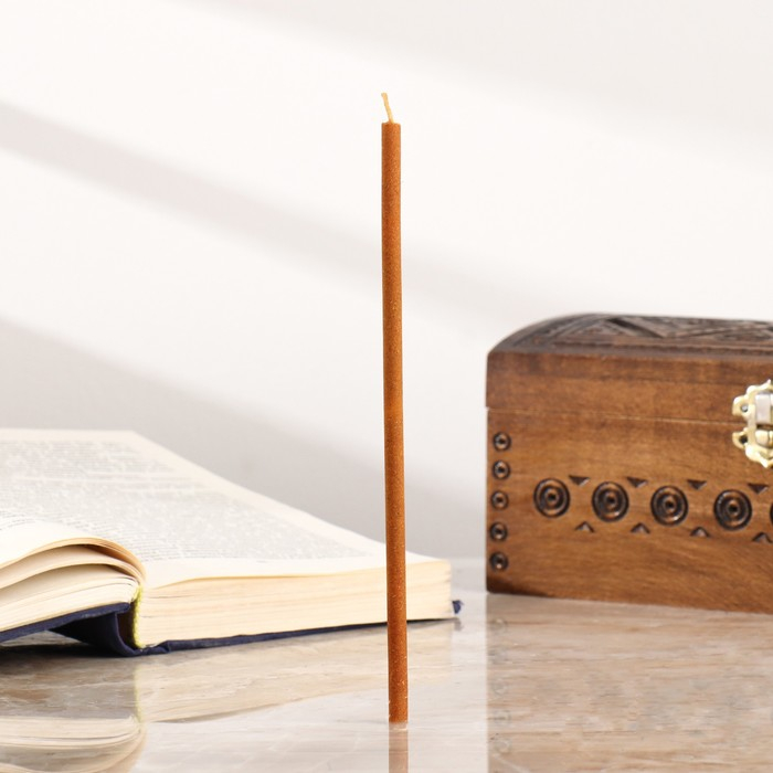 Свеча магическая медовая с диким сафлором для восстановления энергии &laquo;Salamandra&raquo;, 12 штук