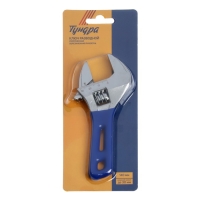 Ключ разводной ТУНДРА, укороченная обрезиненная рукоятка, широкий захват до 30 мм, 140 мм Ключ разводной ТУНДРА, укороченная обрезиненная рукоятка, широкий захват до 30 мм, 140 мм