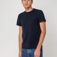 Футболка мужская T-bolka Stretch, темно-синяя (navy), размер XL