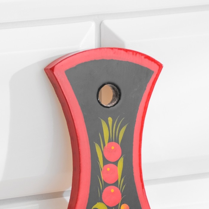 Доска разделочная &laquo;Ягодка&raquo;, микс, хохлома