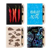 Блокнот на пружине Woodpad на заказ Блокнот на пружине Woodpad на заказ