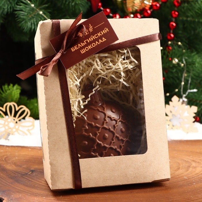 Шоколадная фигурка "Елочная игрушка", 80 г