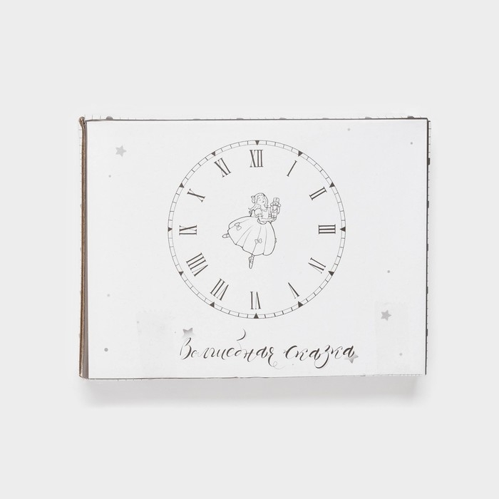 Новогодняя подставка под чайный пакетик Доляна &laquo;Волшебная сказка&raquo;, керамика, 12&times;9,5 см, цвет белый