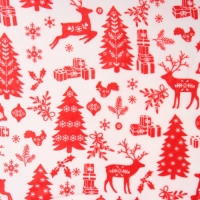 Плед LoveLife &laquo;Новогодний лес&raquo; 200х220 см,100% п/э, велсофт 280 гр/м2