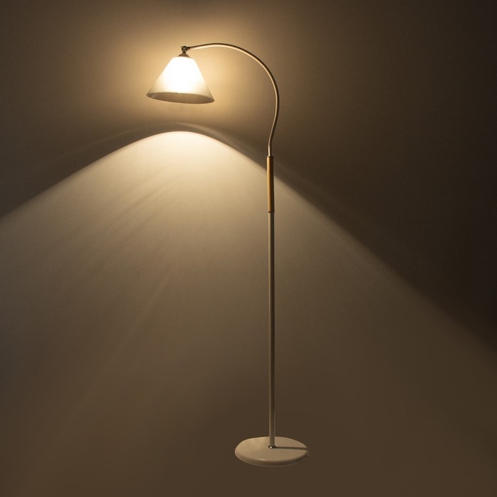 Торшер Торшер "Капитан" 1х15Вт Е27 МОДЕЛЬ: BR 01046 белый/черный