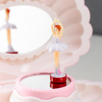 Шкатулка музыкальная механическая "Ярко-розовая ракушка" 7,5х15,5х12 см Шкатулка музыкальная механическая "Ярко-розовая ракушка" 7,5х15,5х12 см