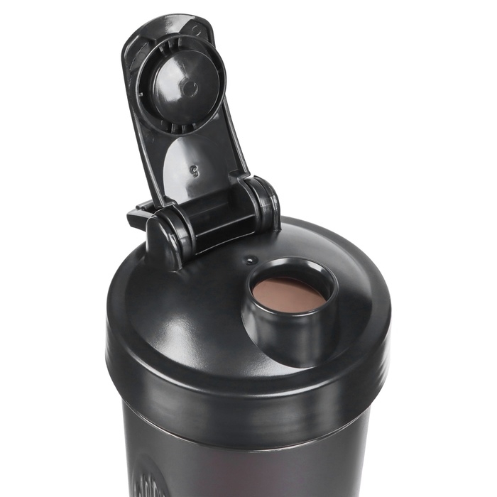 Шейкер, серия: CrossFit Max, Шейкер, серия: CrossFit Max, "Мастер К. Живу спортом", 600 мл, 9 х 21.5 см, черный