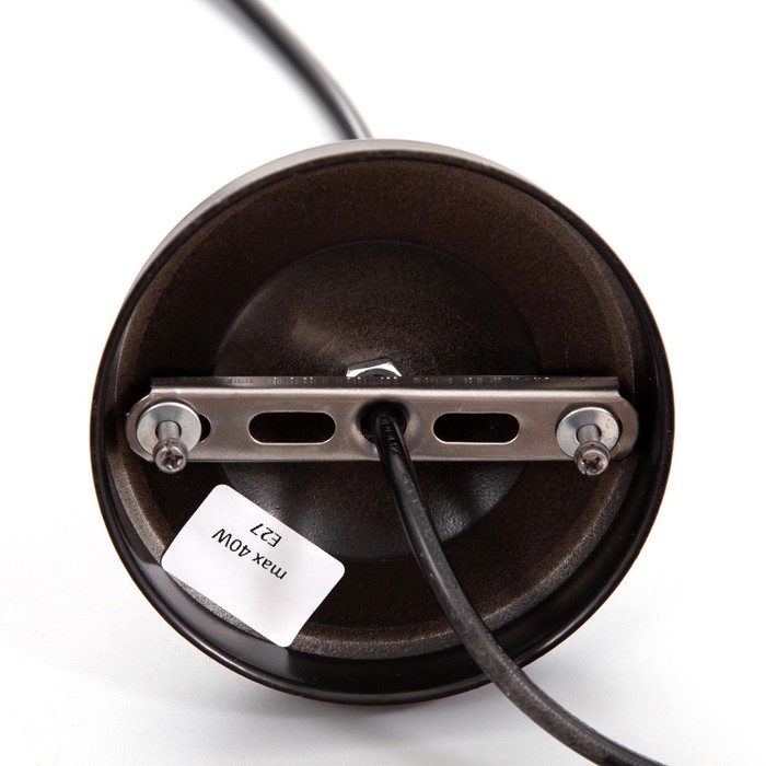 Светильник Светильник "Амадео" 1х40Вт Е27 черный 21х21х70см