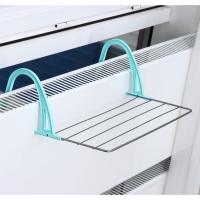 Сушилка для белья на радиатор, 45&times;23,5&times;18 см, цвет серый