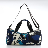 Сумка спортивная, TEXTURA, средний размер, цвет зелёный/белый Сумка спортивная, TEXTURA, средний размер, цвет зелёный/белый