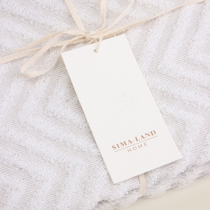 Полотенце махровое SL HOME: Geometry Полотенце махровое SL HOME: Geometry "Коста" 67х140 см, 83% хлопок, 17% лён, 500 г/м2