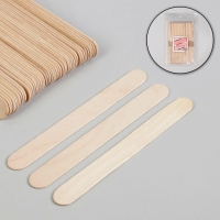 Шпатели для депиляции, деревянные, 14 × 1,6 см, 50 шт Шпатели для депиляции, деревянные, 14 × 1,6 см, 50 шт