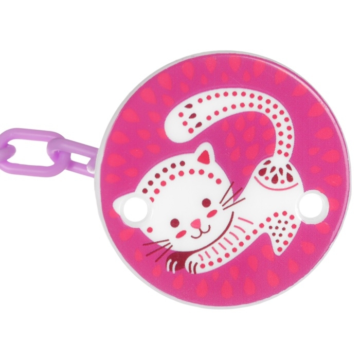 Соска - пустышка силиконовая ортодонтическая, от 0 мес., с колпачком, в контейнере + держатель, цвет МИКС