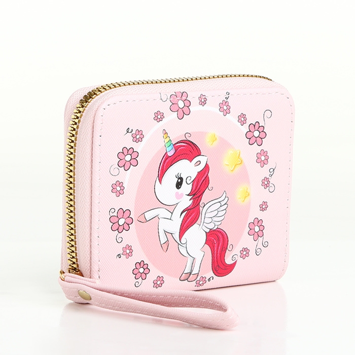 Кошелёк на молнии, цвет розовый Кошелёк на молнии, цвет розовый