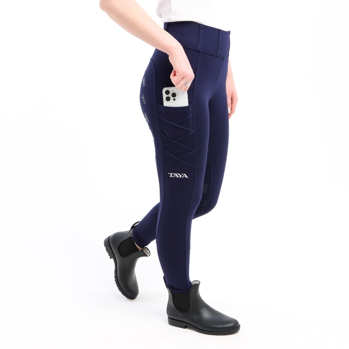 Бриджи для верховой езды Taya equestrianism цвет темно-синий, размер 36, TL1