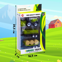 Трактор инерционный &laquo;Комбайн&raquo;, с 2 видами прицепа