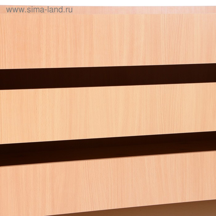 Кровать детская 3-ярусная выкатная, 1480х652х720, Бук бавария светлый