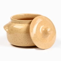 Горшок керамический для запекания "Новарусса №5" 0,5л / 14х12см, каракум Горшок керамический для запекания "Новарусса №5" 0,5л / 14х12см, каракум