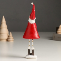 Сувенир полистоун "Высокий Дед Мороз в красном наряде, с сердцем/звездой" МИКС 4,5х6х19 см Сувенир полистоун "Высокий Дед Мороз в красном наряде, с сердцем/звездой" МИКС 4,5х6х19 см