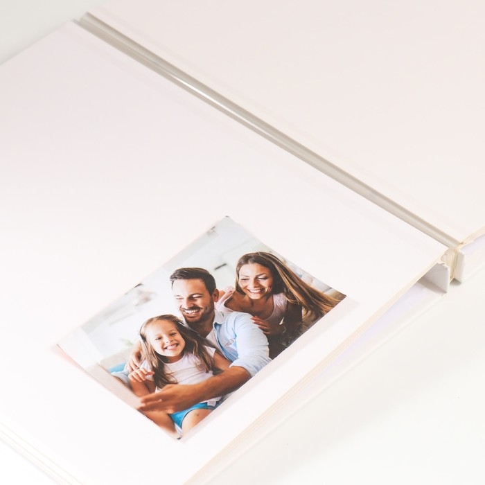 Фотоальбом магнитный 20 листов "Гармония" белый 32,5х2,5х33,5 см