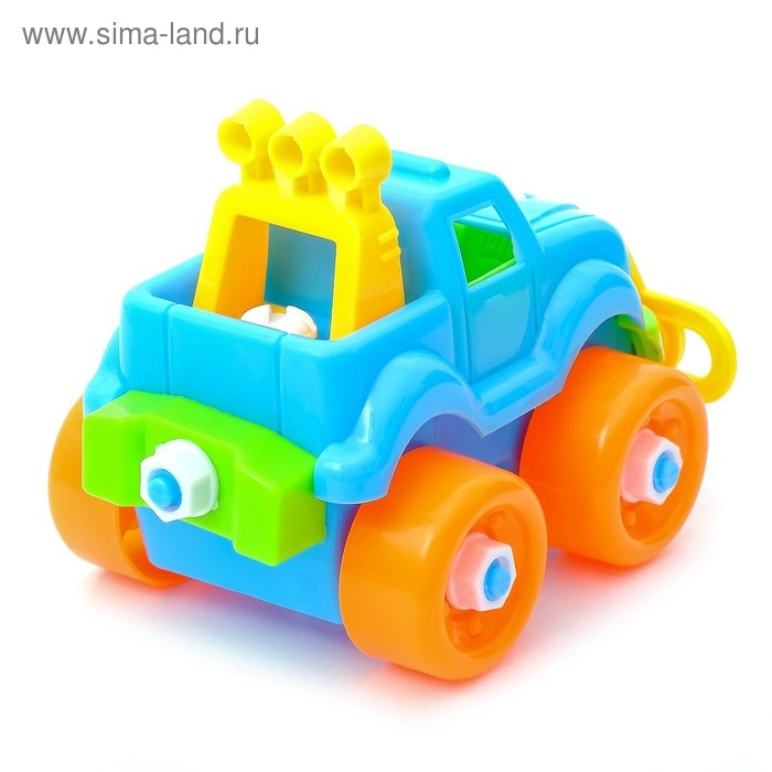 Конструктор для малышей «Джип», 22 детали, цвета МИКС Конструктор для малышей «Джип», 22 детали, цвета МИКС