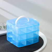 Органайзер для мелочей Доляна, 3 яруса, 18 ячеек, 15&times;15&times;12 см, цвет МИКС